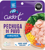 PECHUGA DE PAVO VIRGINIA FUD CUIDA T MAS 200  GR.