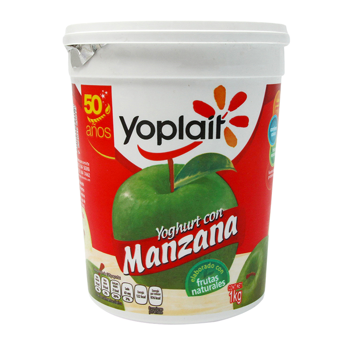 YOGHURT BATIDO YOPLAIT MANZANA 1  KG.