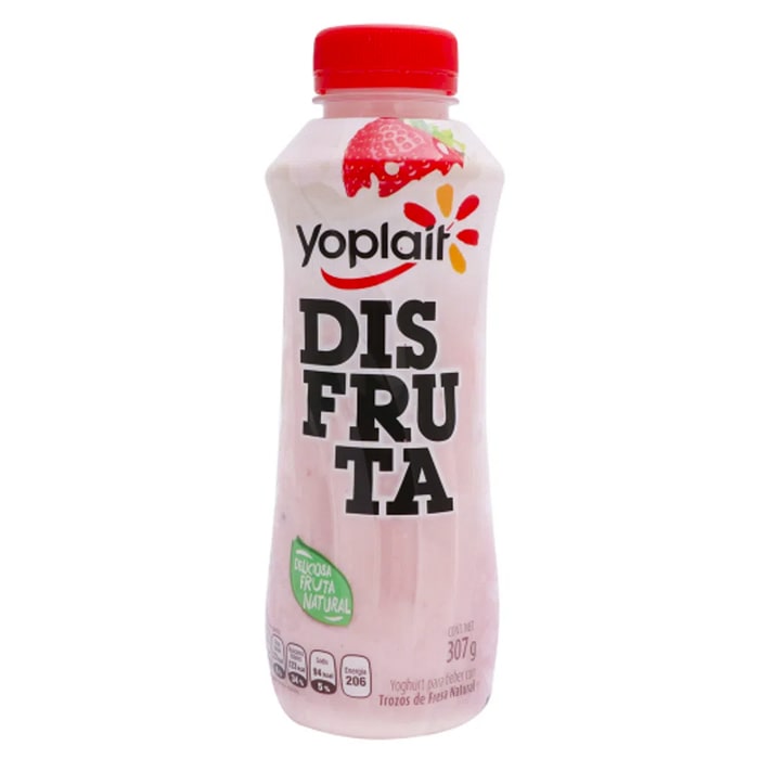 YOGHURT PARA BEBER YOPLAIT DISFRUTA FRESA 307  GR.