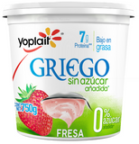 YOGHURT GRIEGO FRESA SIN AZUCAR BATIDO YOPLAIT 750  GR.