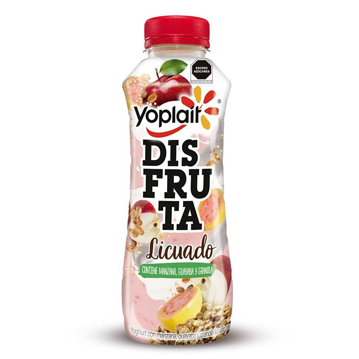 YOPLAIT DISFRUTA LICUADO MANZANA GUAYABA Y GRANOLA 307  GR.