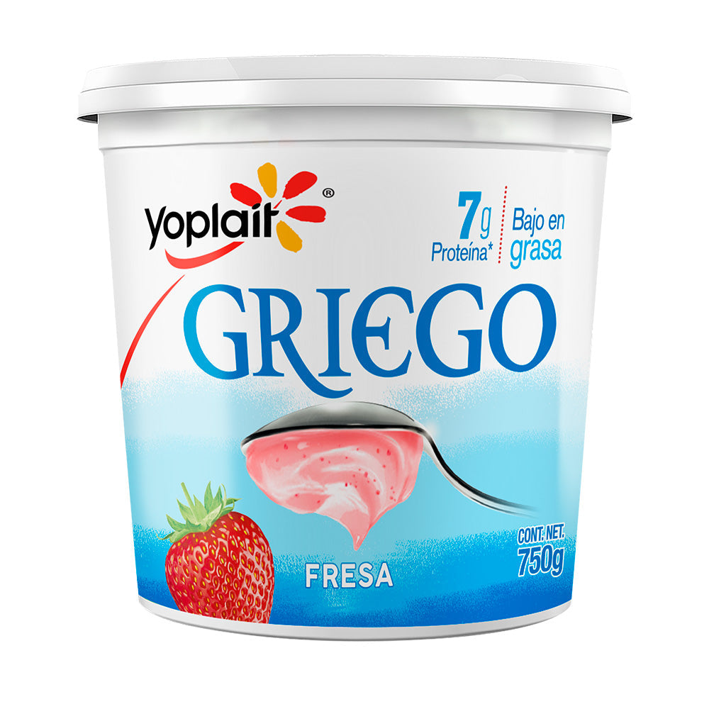 YOGHURT GRIEGO FRESA BATIDO YOPLAIT 750  GR.