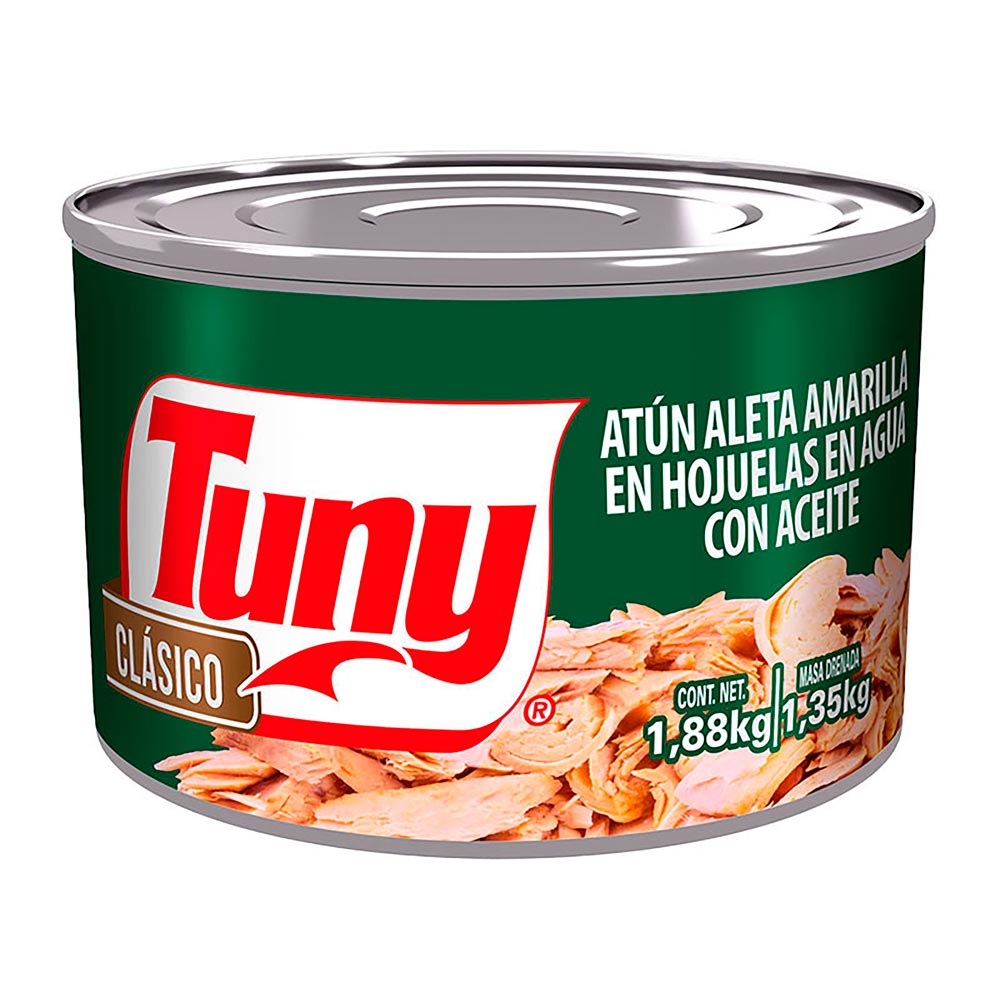 ATUN ACEITE TUNY LATA 1.880  KG.