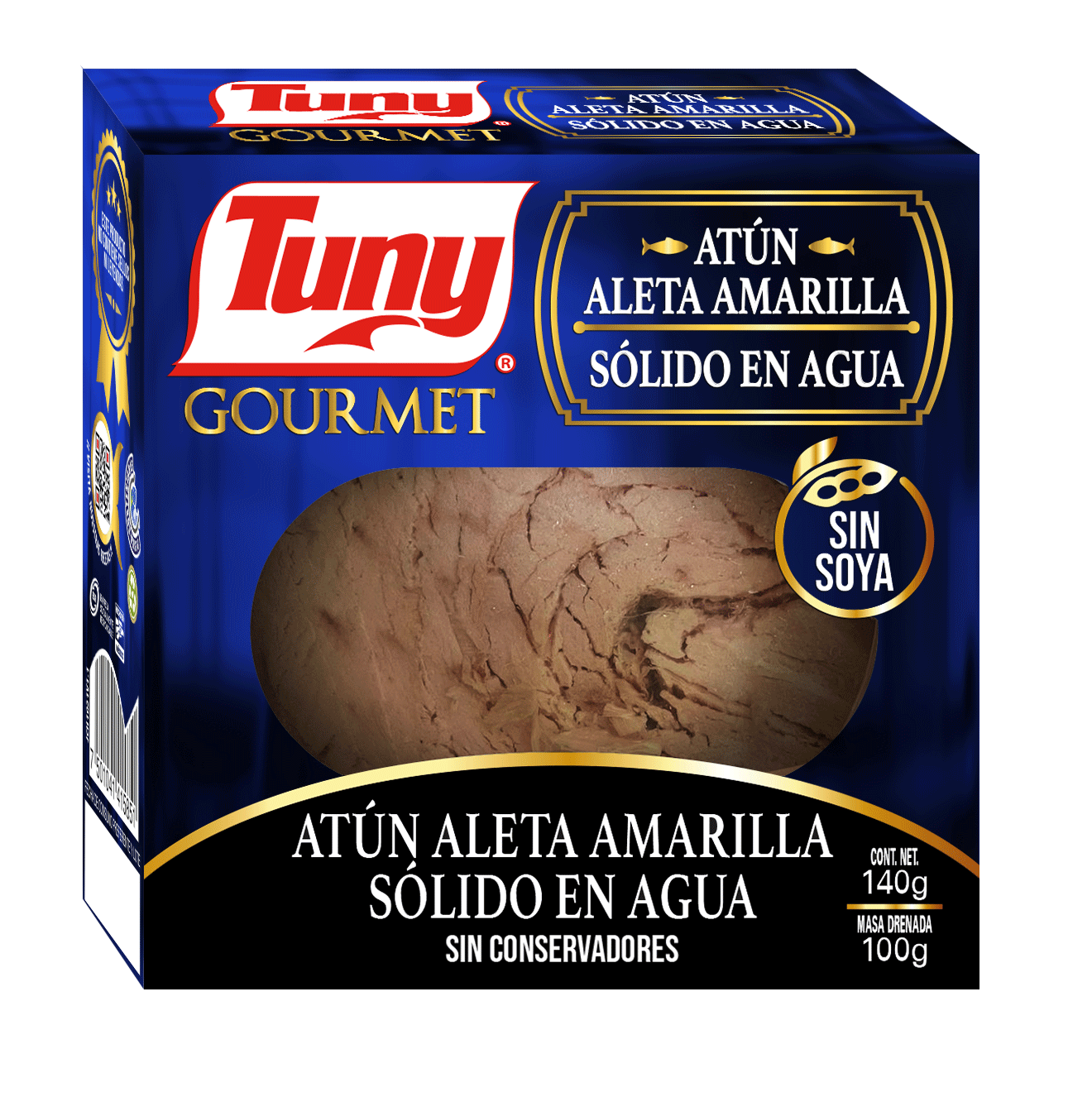 LOMO ATUN SOLIDO LIGHT PREMIUM TUNY  LATA 140  GR.