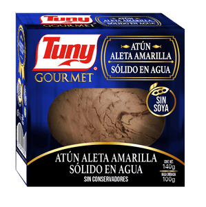 LOMO ATUN SOLIDO LIGHT PREMIUM TUNY  LATA 140  GR.