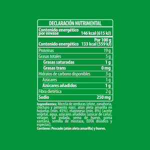 ENSALADA TUNY CON MAYONESA POUCH 110  GR.