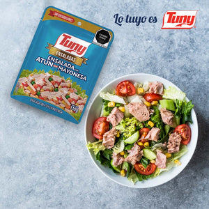 ENSALADA PRIMAVERA TUNY EN AGUA POUCH 110  GR.