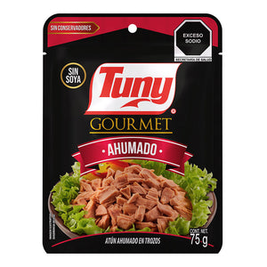 ATÚN GOURMET AHUMADO TUNY POUCH 75  GR.