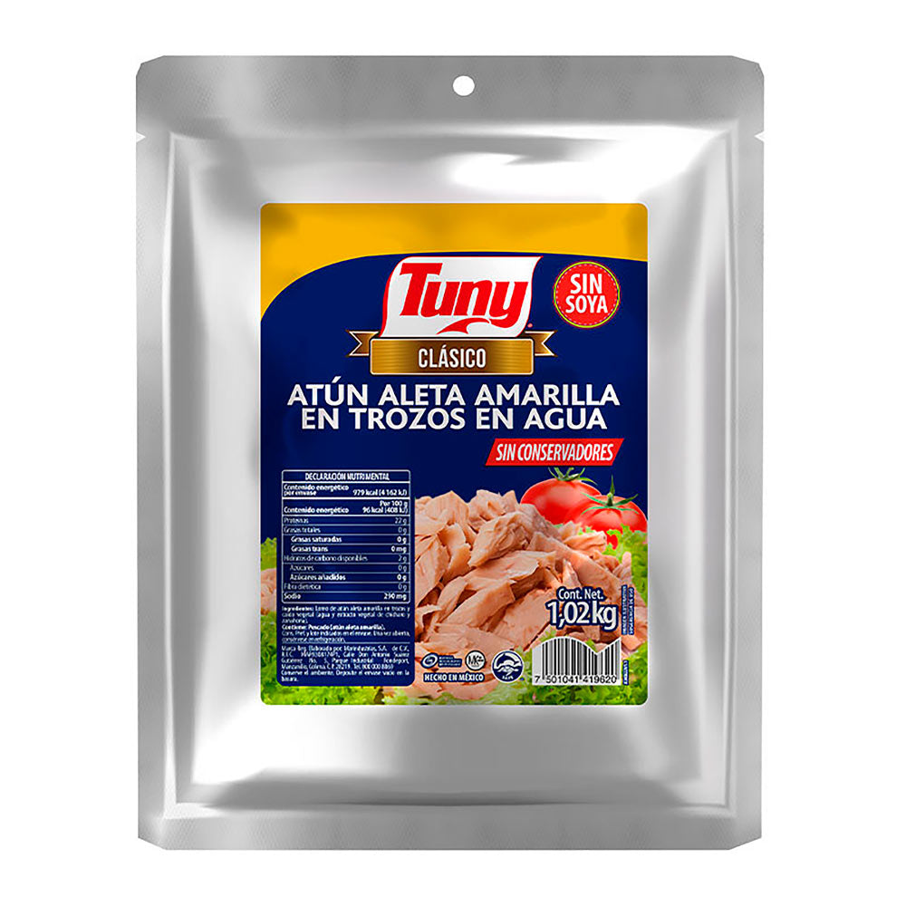 ATUN TUNY INSTITUCIONAL AGUA SIN SOYA 1.020  KG.