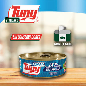 ATÚN TUNY STANDAR EN AGUA LATA 130  GR.