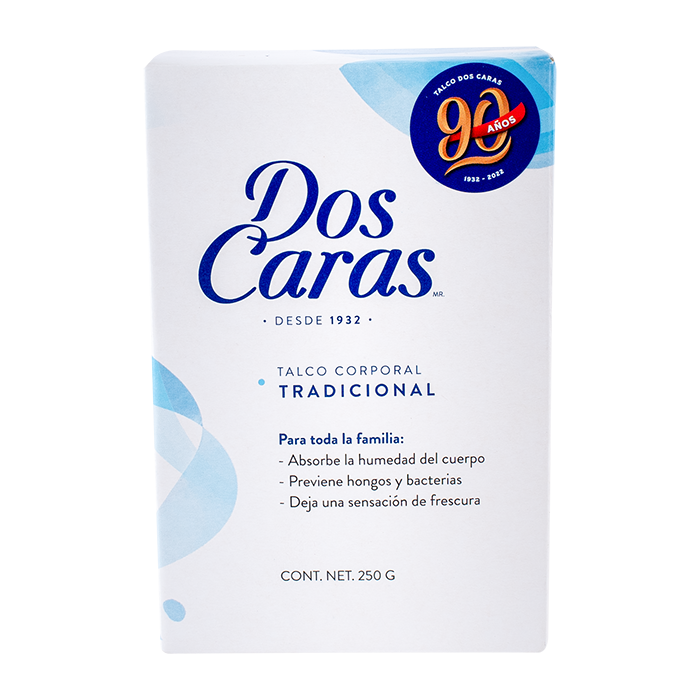 TALCO TRADICIONAL LAS DOS CARAS MEDIANO 250  GR.