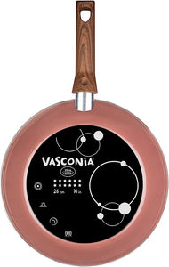 SARTEN 26 CM VASCONIA PRIME DE VITROACERO ONIX MARRON 1  PZA.