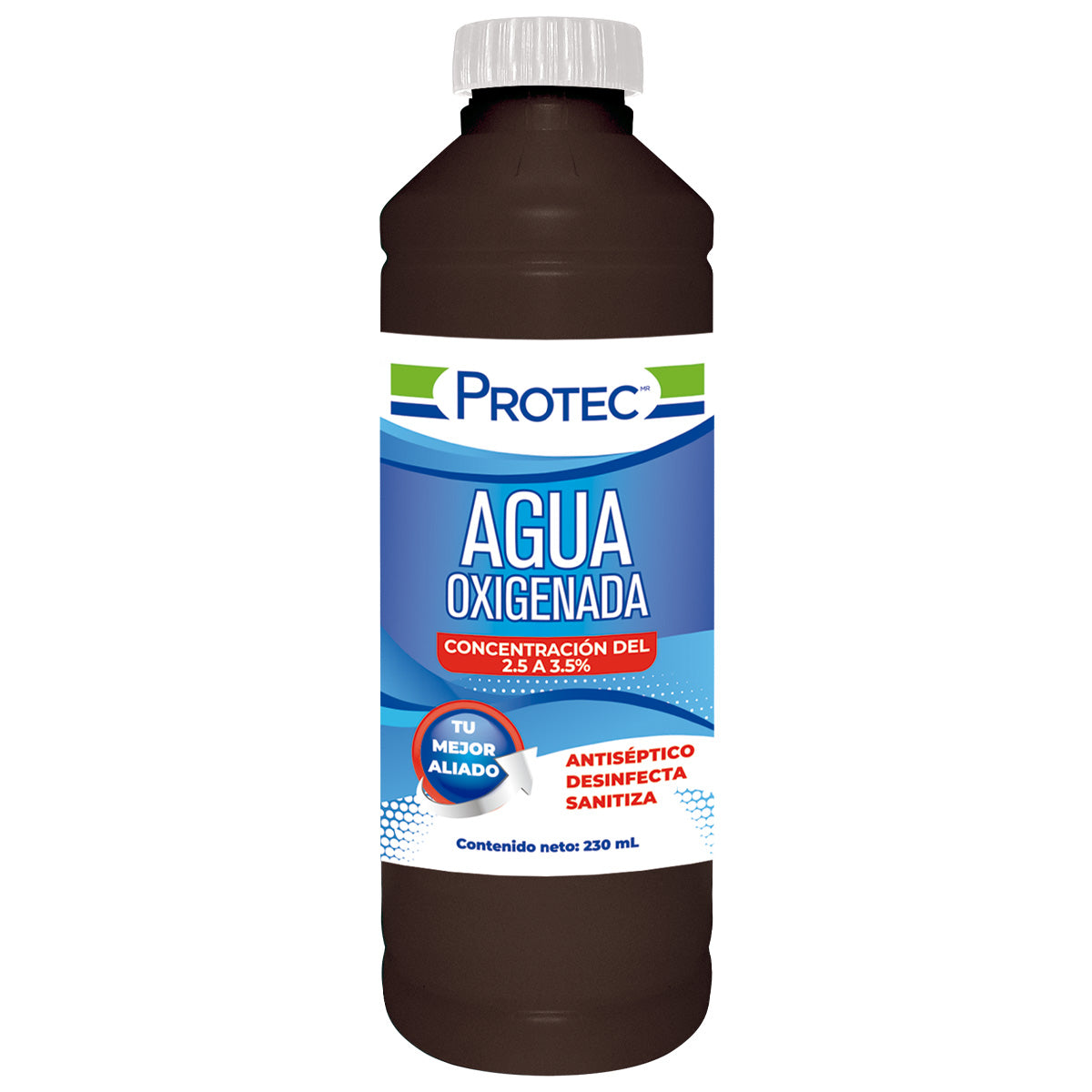 AGUA OXIGENADA PROTEC 230  ML.