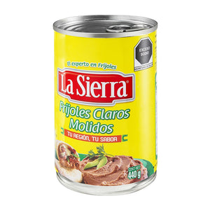 FRIJOLES MOLIDOS CLAROS LA SIERRA LATA 440  GR.