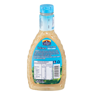 ADEREZO PARA ENSALADA ITALIANA LIGHT CLEMENTE JACQUES  BOTELLA 473  ML.