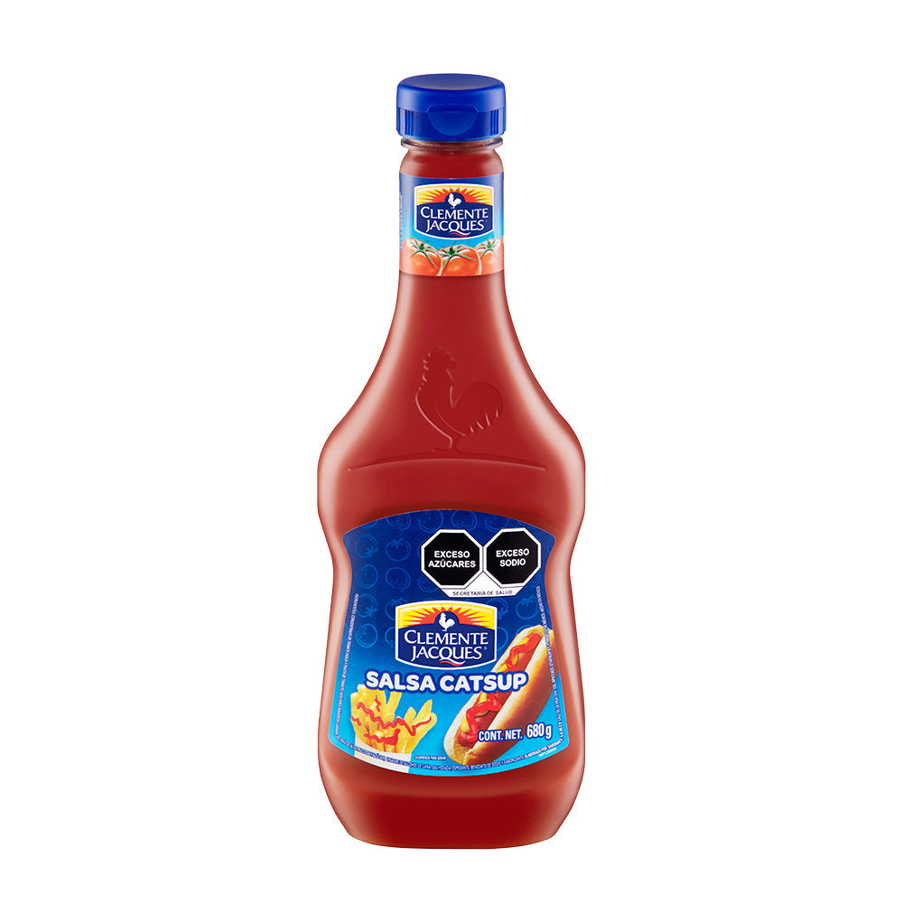 SALSA CATSUP CLEMENTE JACQUES SQEEZABLE 680  GR.