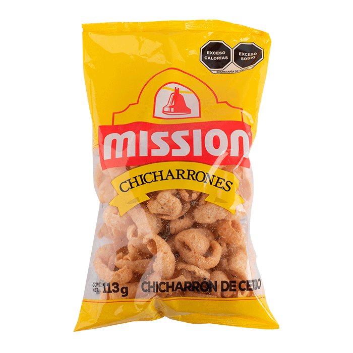 CHICHARRON DE CERDO NATURAL MISSION 113  GR.