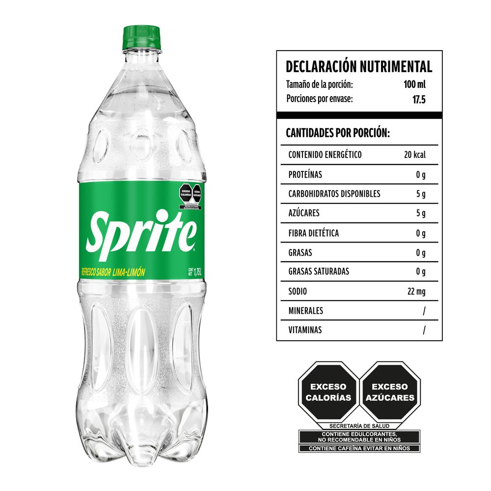 REFRESCO SPRITE PET 1.750  LT.