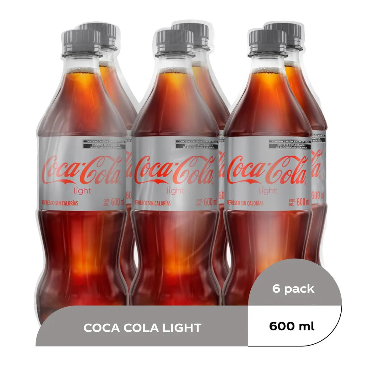 REFRESCO COCA COLA SIN AZUCAR 6PACK LATA 355ML 6 PZA.