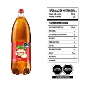 REFRESCO SIDRAL MUNDET MANZANA PET 1.750  LT.