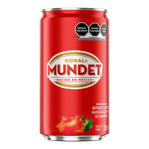 REFRESCO SIDRAL MUNDET MANZANA LATA 235  ML.