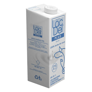 LECHE ULTRAPASTEURIZADA SEMIDESCREMADA LAC-DEL 1  LT.