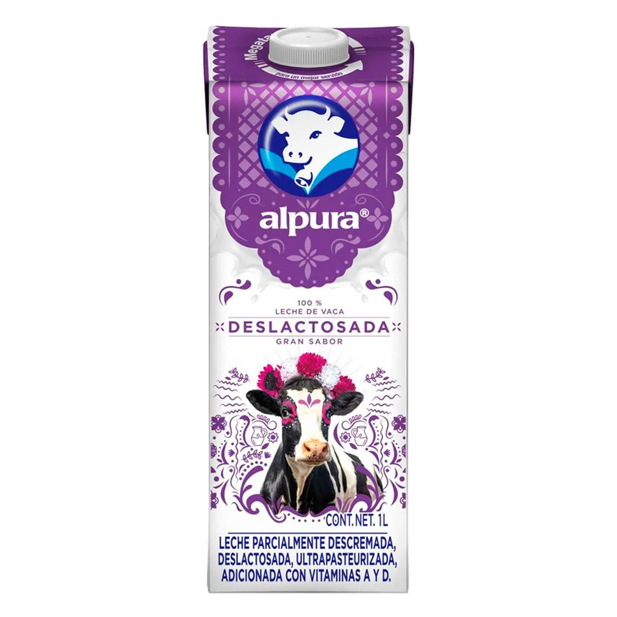 LECHE DESLACTOSADA ALPURA BRICK. 1  LT.