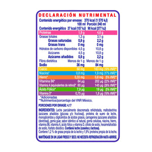 LECHE SEMIDESCREMADA FORTILECHE BRICK 1  LT.