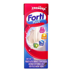 LECHE SEMIDESCREMADA FORTILECHE BRICK 1  LT.