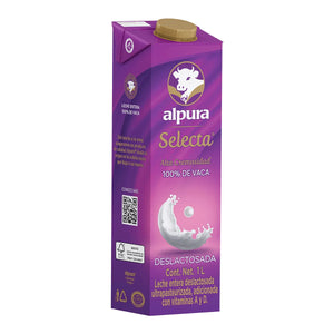 LECHE DESLACTOSADA ALPURA SELECTA 1  LT.