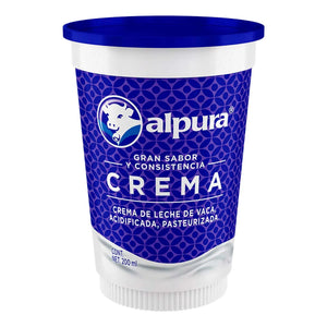 CREMA ACIDA ALPURA 200  GR.