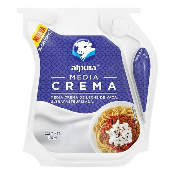 MEDIA CREMA ALPURA ECOLEAN 125  ML.