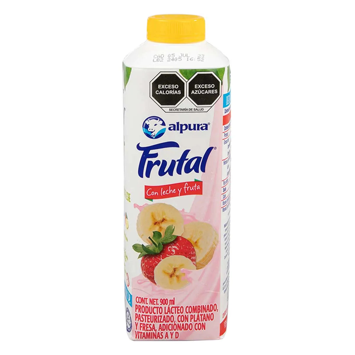 ALPURA FRUTAL PLATANO Y FRESA 900  MIL.