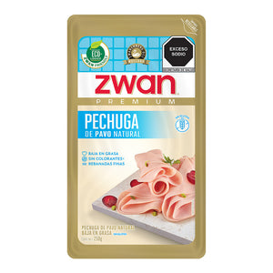 JAMON DE PECHUGA NATURAL ZWAN 250  GR.