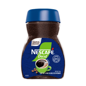 CAFE DESCAFEINADO NESCAFE DECAF  FRASCO 40  GR.