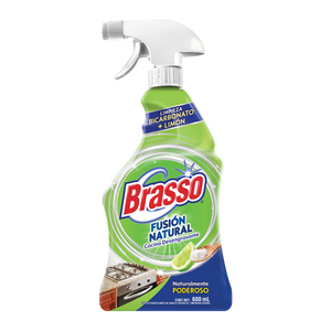 LIMPIADOR LÍQUIDO BRASSO  FUSIÓN NATURAL 600  ML.