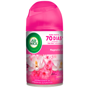 AROMATIZANTE AIR WICK FRESHMATIC REPUESTO AEROSOL MAGNOLIA 250  ML.