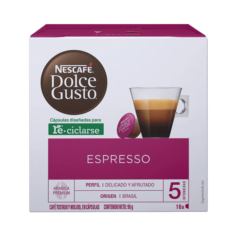 CAFE  ESPRESSO NESCAFE DOLCE GUSTO CAJA 96  GR.