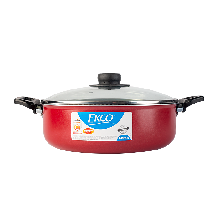 CACEROLA CLASSIC ROJO 24 CM EKCO 1  PZA.