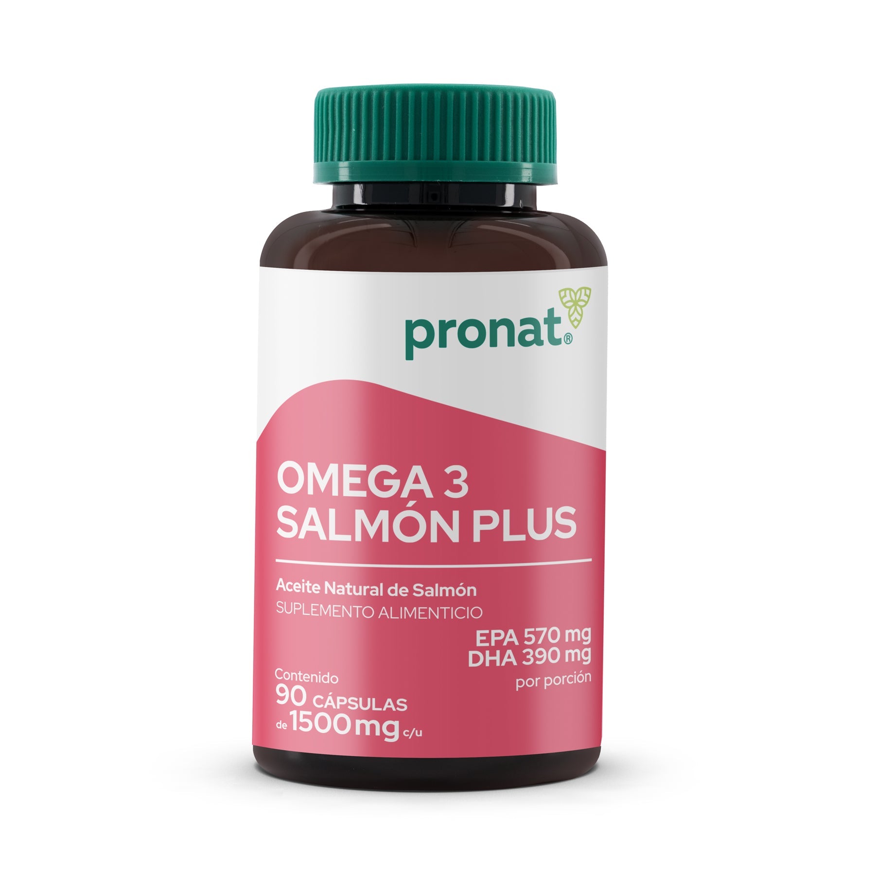 OMEGA 3 SALMÓN PLUS FRASCO 90 CAPSULAS 1  PZA.