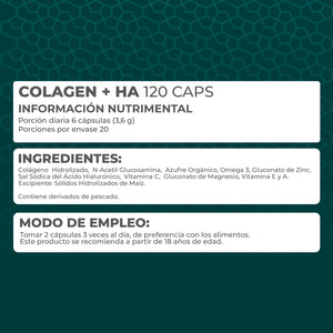 COLAGEN+HA PRONAT FRASCO 120 CAPSULAS 1  PZA.