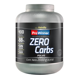 ZERO CARBS VAINILLA PROWINNER BOTE 2  KG.