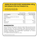 AMINO BCAA RECOVERY MANDARINA 400 GRAMOS 400  Gramos