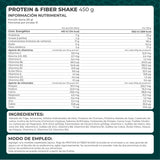 PROTEIN AND FIBER SHAKE MANZANA VERDE PRONAT BOLSA 450  GR.