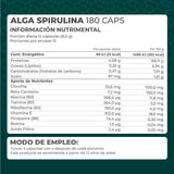 ALGA SPIRULINA VEGANA  PRONAT FRASCO 180 CAPSULAS 180  PZA.