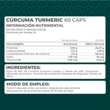 CURCUMA TURMERIC PRONAT FRASCO 60 CAPSULAS 1  PZA.