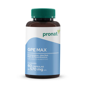 GPE MAX PRONAT FRASCO 60 CAPSULAS 1  PZA.