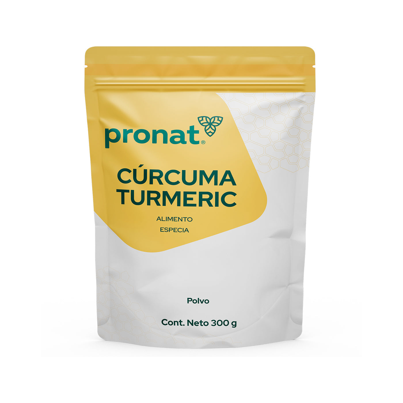 CÚRCUMA TURMERIC EN POLVO PRONAT BOLSA 300  GR.