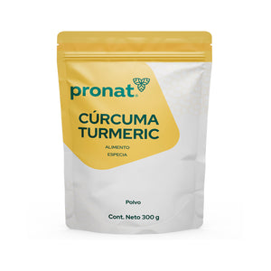 CÚRCUMA TURMERIC EN POLVO PRONAT BOLSA 300  GR.