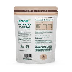 PROTEÍNA VEGETAL CHOCOLATE PRONAT BOLSA 400  GR.